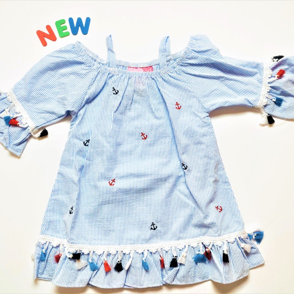 ✨NWT✨ Adorable Blue Sailor Dress 5